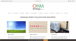 Desktop Screenshot of ohmenergy.co.uk